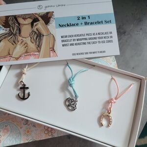 NEW Gemma Simone Necklace & Bracelet Set